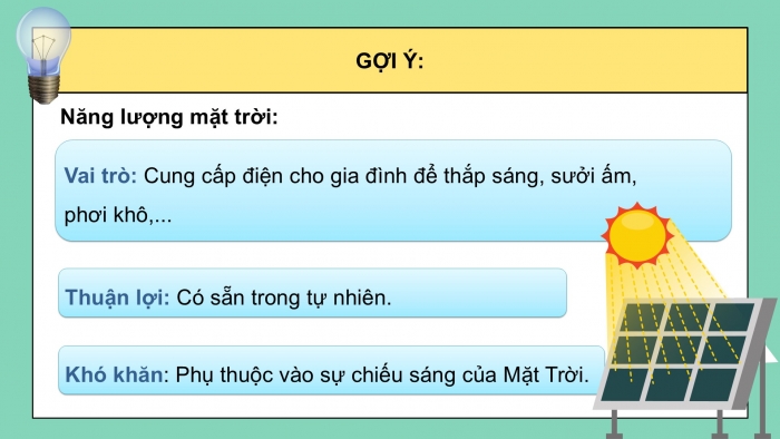 Giáo án điện tử Khoa học 5 cánh diều Bài Ôn tập chủ đề Năng lượng