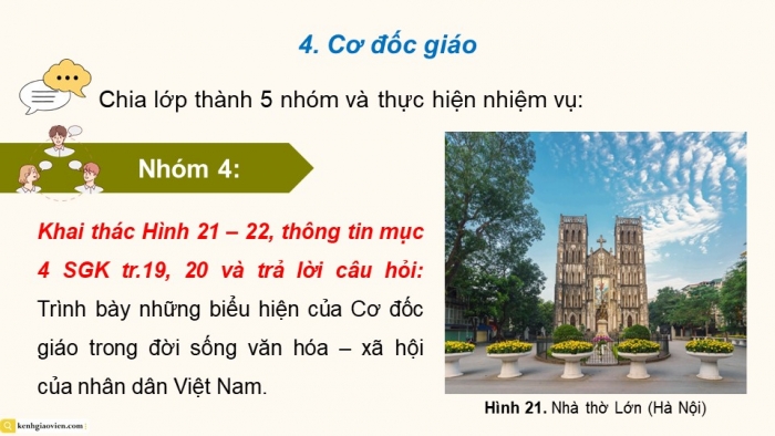 Giáo án điện tử chuyên đề Lịch sử 12 kết nối CĐ 1: Lịch sử tín ngưỡng và tôn giáo ở Việt Nam (P6)