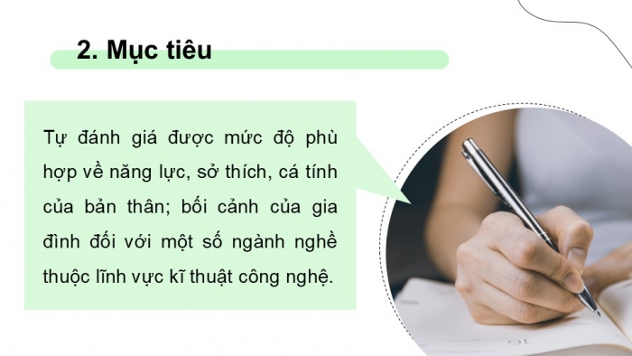 Giáo án điện tử Công nghệ 9 Định hướng nghề nghiệp Chân trời Dự án: Nghề nghiệp tương lai của em