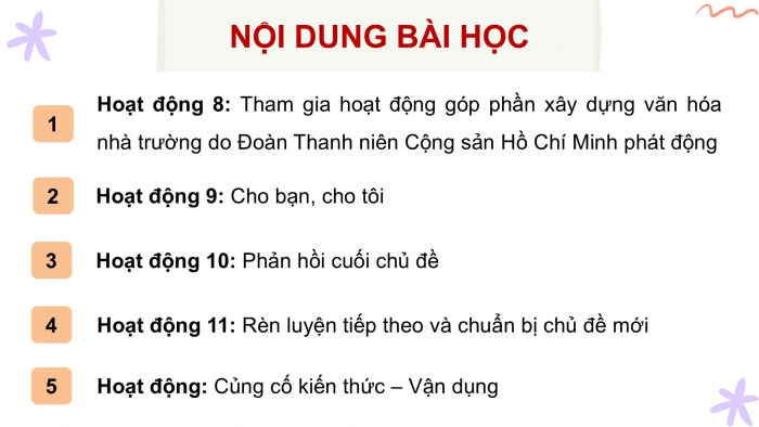 Giáo án điện tử Hoạt động trải nghiệm 9 chân trời bản 1 Chủ đề 3 Tuần 12