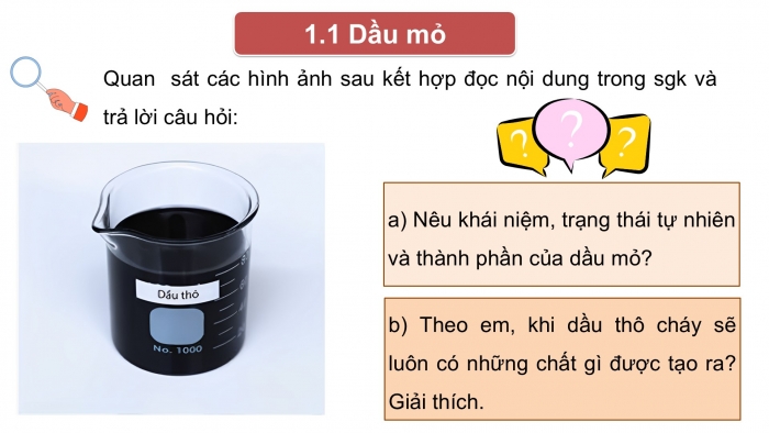 Giáo án điện tử KHTN 9 chân trời - Phân môn Hoá học Bài 23: Nguồn nhiên liệu