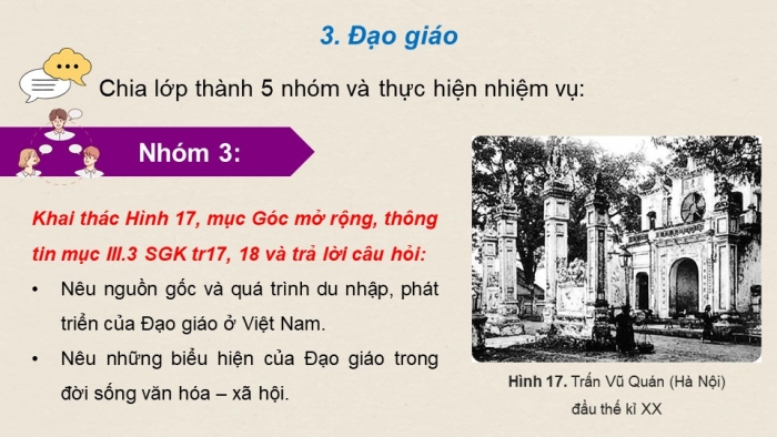 Giáo án điện tử chuyên đề Lịch sử 12 cánh diều CĐ 1: Lịch sử tín ngưỡng và tôn giáo ở Việt Nam (P6)