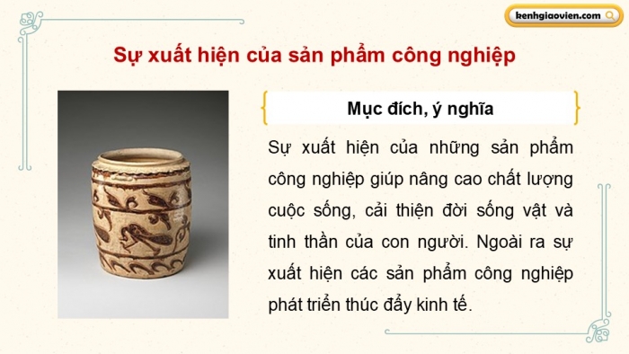 Giáo án điện tử Mĩ thuật 12 Thiết kế công nghiệp Kết nối Bài 1: Thiết kế sản phẩm tạo dáng công nghiệp