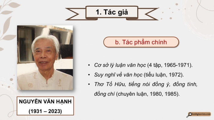 Giáo án điện tử Ngữ văn 12 cánh diều Bài 5: Phân tích bài thơ 