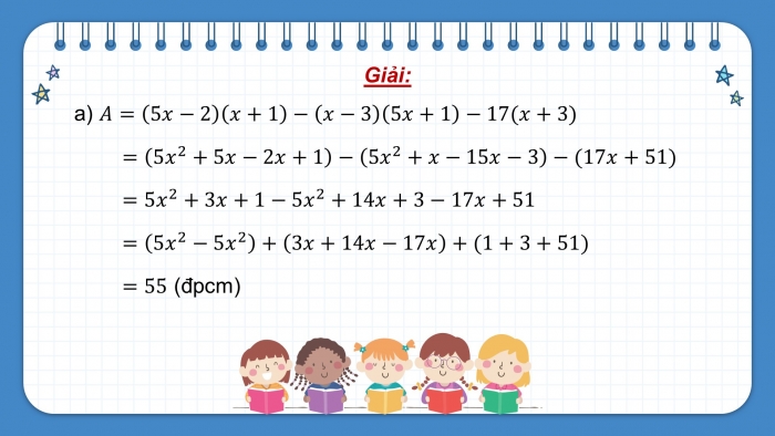 Giáo án PPT dạy thêm Toán 8 cánh diều Bài tập cuối chương I