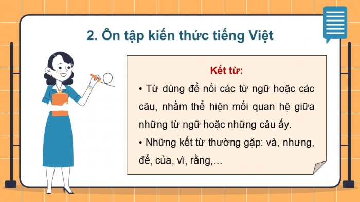 Giáo án PPT dạy thêm Tiếng Việt 5 cánh diều Bài 8: Tấm bìa các tông, Kết từ