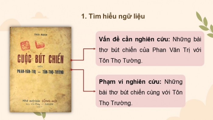 Giáo án điện tử chuyên đề Ngữ văn 11 chân trời CĐ 1 Phần 2: Viết báo cáo nghiên cứu một vấn đề văn học trung đại Việt Nam