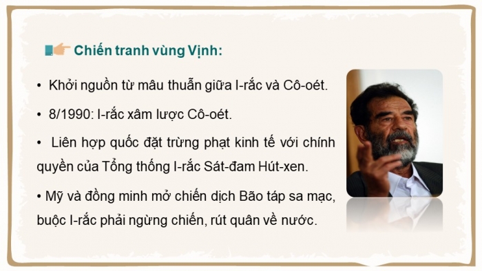 Giáo án điện tử chuyên đề Lịch sử 11 cánh diều CĐ 2: Chiến tranh và hoà bình trong thế kỉ XX (P3)