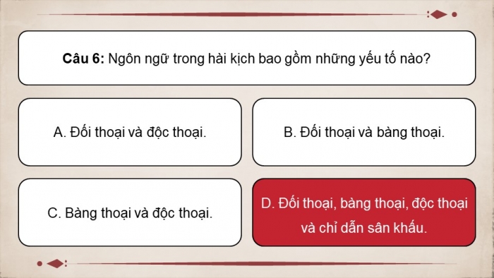 Giáo án PPT dạy thêm Ngữ văn 12 Cánh diều bài 2: Quan Thanh Tra (Gô-gôn)