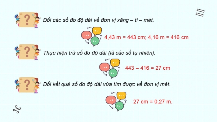 Giáo án điện tử Toán 5 kết nối Bài 20: Phép trừ số thập phân