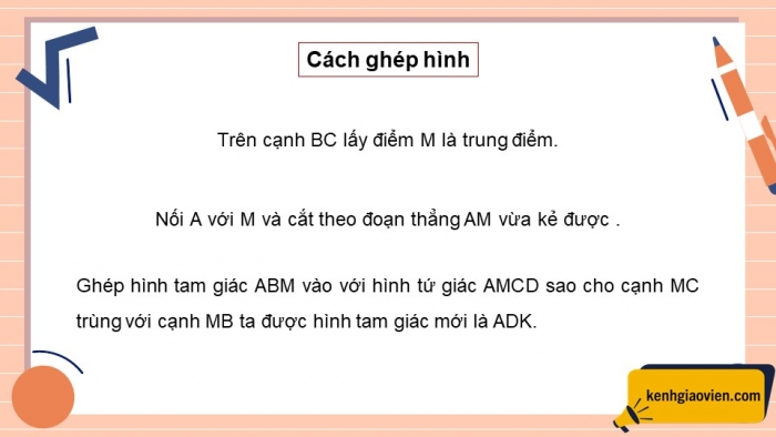 Giáo án điện tử Toán 5 kết nối Bài 26: Hình thang. Diện tích hình thang (P2)