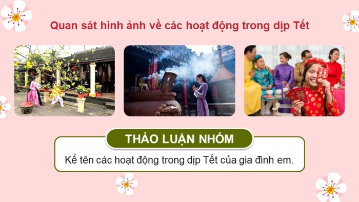 Giáo án điện tử Mĩ thuật 5 chân trời bản 1 Bài 3: Ngày Tết trong gia đình