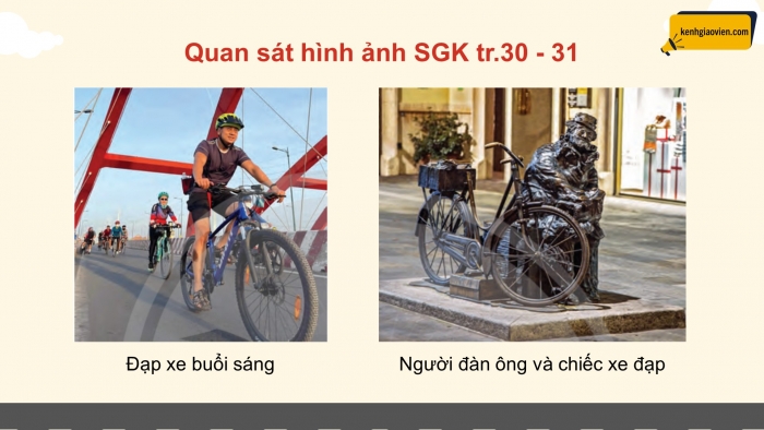 Giáo án điện tử Mĩ thuật 5 chân trời bản 2 Bài 7: Cùng nhau đạp xe