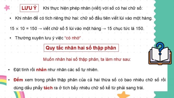 Giáo án điện tử Toán 5 chân trời Bài 32: Nhân hai số thập phân