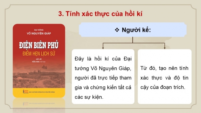 Giáo án PPT dạy thêm Ngữ văn 12 Cánh diều bài 3: Quyết định khó khăn nhất (Trích Điện Biên Phủ - điểm hẹn lịch sử - Võ Nguyên Giáp)