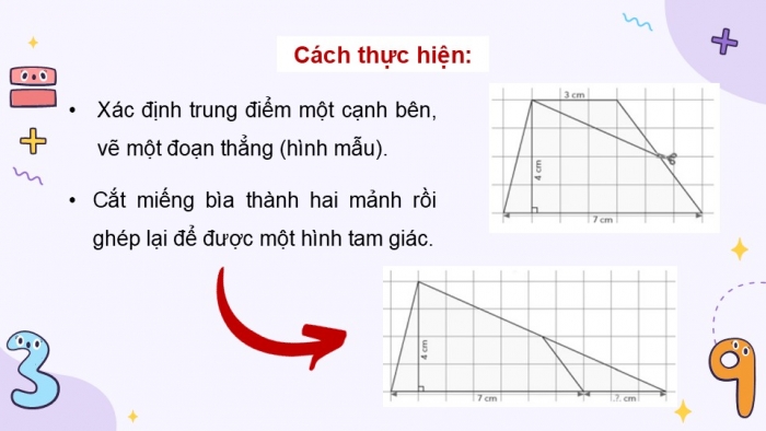 Giáo án điện tử Toán 5 chân trời Bài 46: Diện tích hình thang