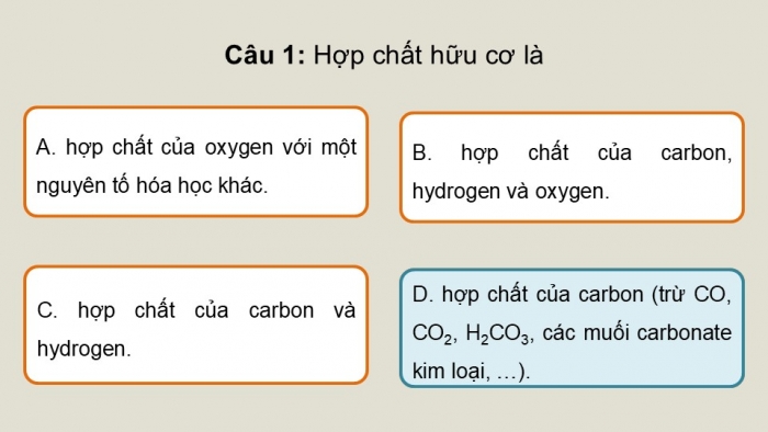 Giáo án điện tử KHTN 9 kết nối - Phân môn Hoá học Bài Ôn tập học kì 1