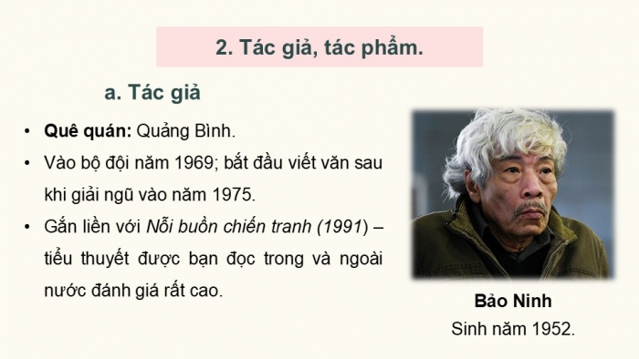 Giáo án điện tử Ngữ văn 9 kết nối Bài 5: Bí ẩn của làn nước (Bảo Ninh)