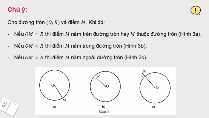 Giáo án điện tử Toán 9 chân trời Bài 1: Đường tròn