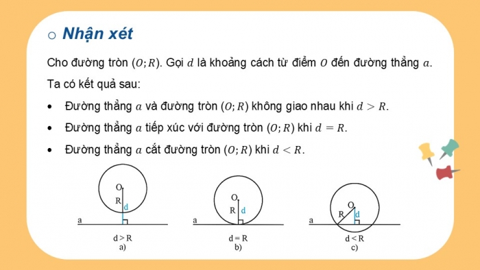 Giáo án điện tử Toán 9 chân trời Bài 2: Tiếp tuyến của đường tròn