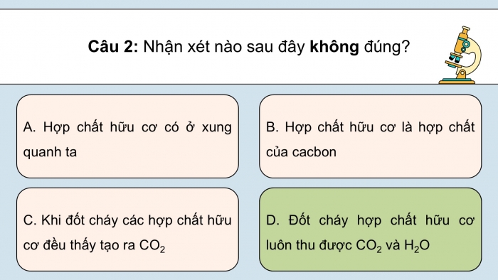 Giáo án điện tử KHTN 9 cánh diều - Phân môn Hoá học Bài tập (Chủ đề 7)