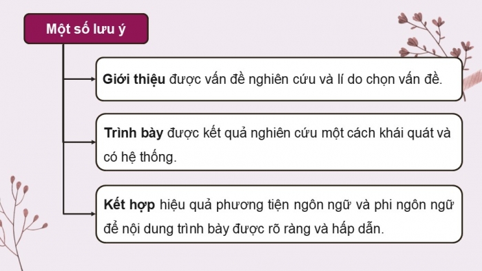 Giáo án điện tử Ngữ văn 12 kết nối Bài 5: Trình bày báo cáo kết quả nghiên cứu về một vấn đề tự nhiên hoặc xã hội