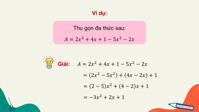 Giáo án PPT dạy thêm Toán 8 cánh diều Bài 1: Đơn thức nhiều biến. Đa thức nhiều biến