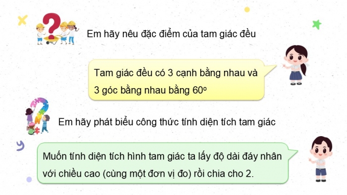 Giáo án PPT dạy thêm Toán 5 Kết nối bài 25: Hình tam giác. Diện tích hình tam giác