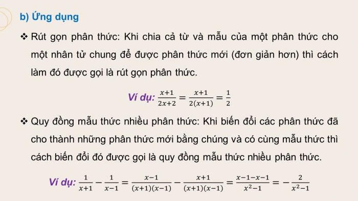 Giáo án PPT dạy thêm Toán 8 cánh diều Bài 1: Phân thức đại số