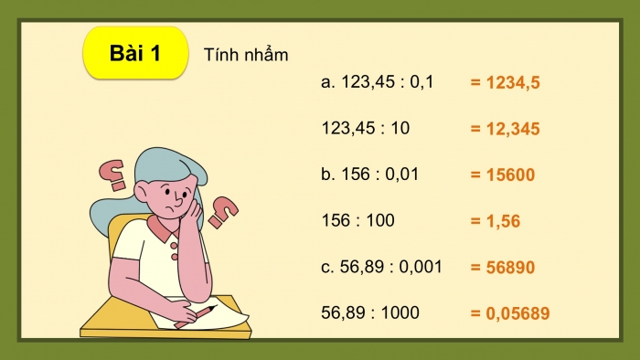 Giáo án PPT dạy thêm Toán 5 Cánh diều bài 36: Luyện tập