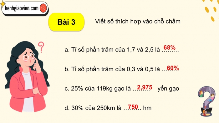 Giáo án PPT dạy thêm Toán 5 Cánh diều bài 47: Em ôn lại những gì đã học