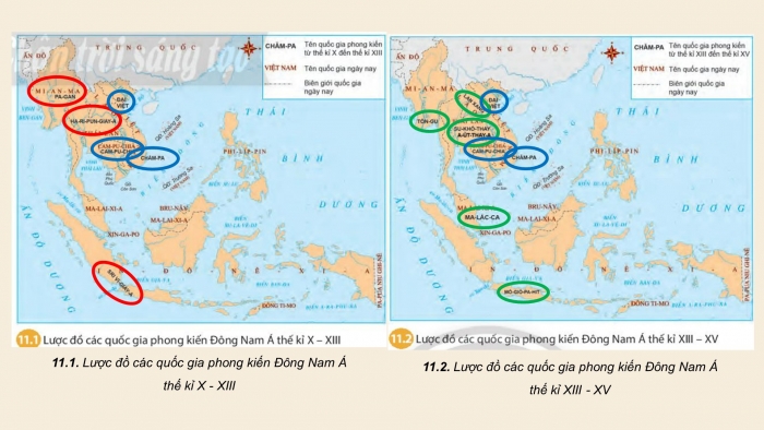 Giáo án điện tử lịch sử 7 chân trời bài 11: Khái quát về Đông Nam Á từ nửa sau thế kỉ X đến nửa đầu thế kỉ XVI