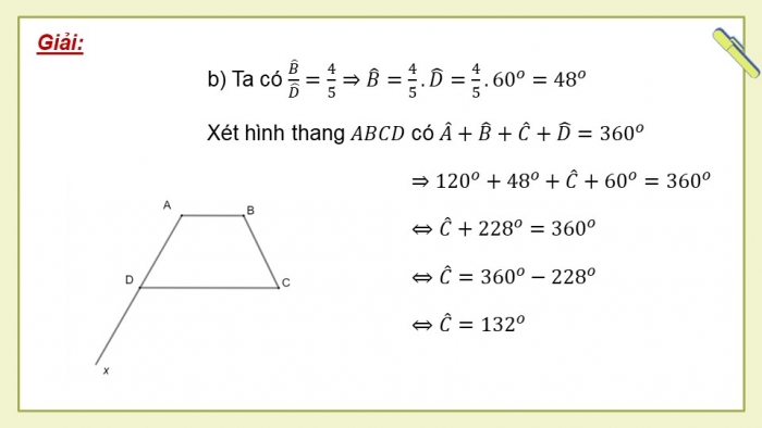 Giáo án PPT dạy thêm Toán 8 cánh diều Bài 3: Hình thang cân