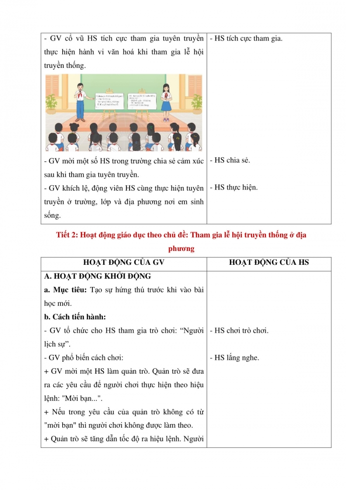 Giáo án và PPT Hoạt động trải nghiệm 5 chân trời bản 2 Chủ đề 4: Tham gia các hoạt động xã hội - Tuần 12