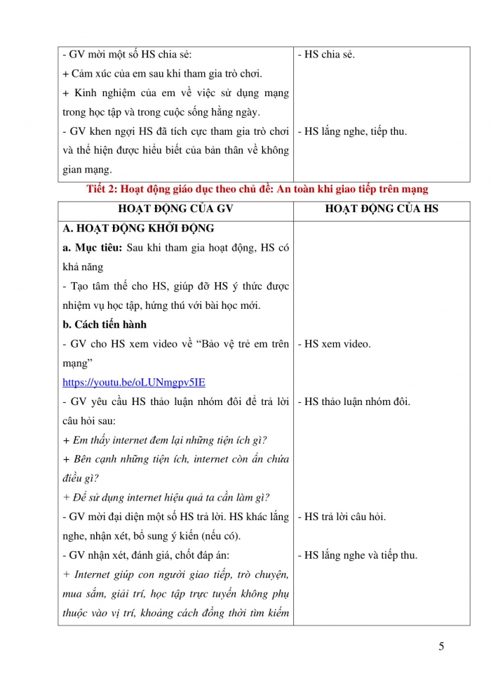 Giáo án và PPT Hoạt động trải nghiệm 5 cánh diều Chủ đề 3: An toàn và tự chủ trong cuộc sống - Tuần 9