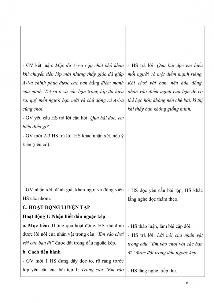 Giáo án và PPT Tiếng Việt 3 cánh diều Bài 1: Bạn mới; Dấu ngoặc kép; Nghe – viết Ngày khai trường; Ôn bảng chữ cái. Phân biệt l/n, c/t; Kể chuyện Bạn mới