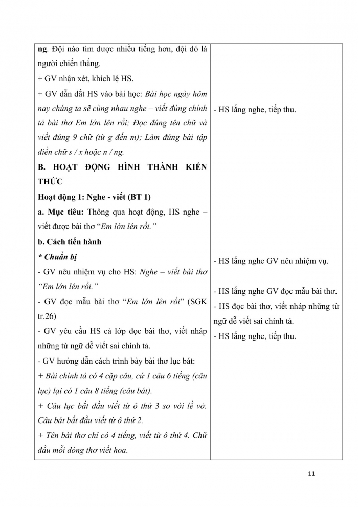 Giáo án và PPT Tiếng Việt 3 cánh diều Bài 2: Giặt áo; Mở rộng vốn từ về việc nhà; Nghe – viết Em lớn lên rồi; Ôn bảng chữ cái. Phân biệt s/x, n/ng; Kể chuyện Con đã lớn thật rồi!