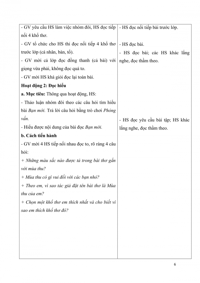 Giáo án và PPT Tiếng Việt 3 cánh diều Bài 1: Mùa thu của em; Luyện tập về dấu hai chấm; Em là học sinh lớp 3