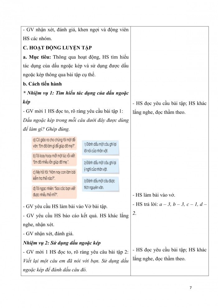 Giáo án và PPT Tiếng Việt 3 cánh diều Bài 2: Bài tập làm văn; Luyện tập về dấu ngoặc kép; Ghi chép việc hằng ngày