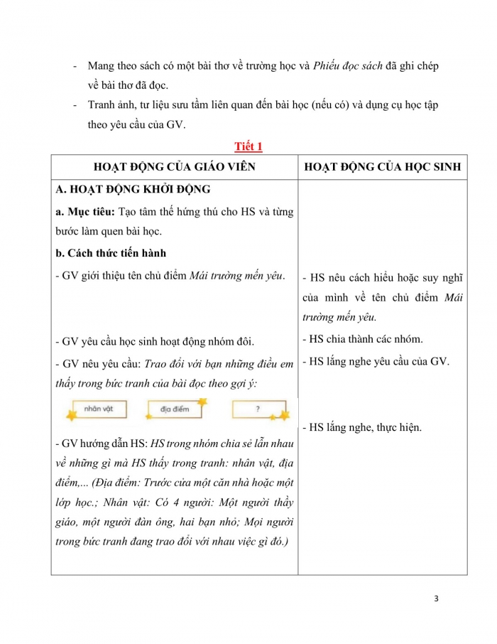 Giáo án và PPT Tiếng Việt 3 chân trời Bài 1: Cậu học sinh mới; Ôn chữ hoa N, M; Mở rộng vốn từ Trường học