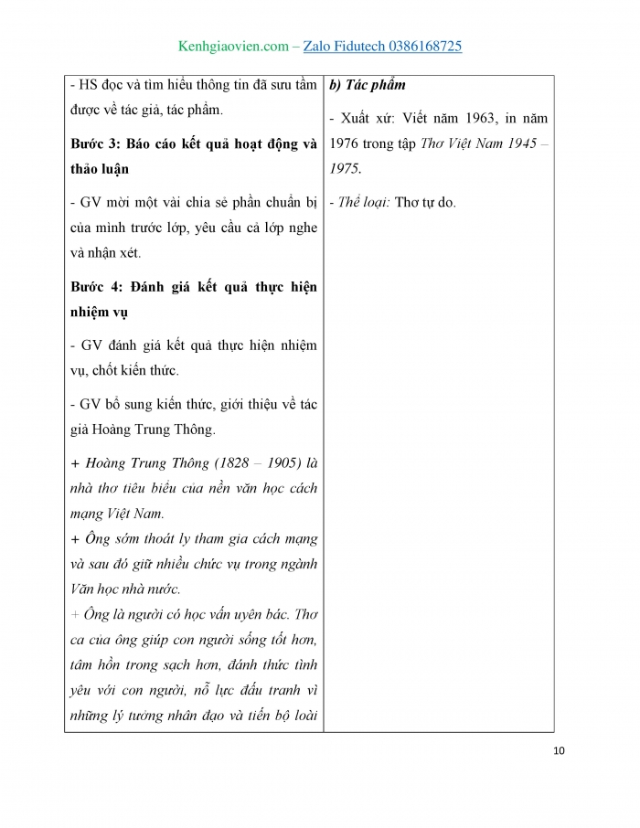 Giáo án và PPT Ngữ văn 7 cánh diều Bài 7: Những cánh buồm (Hoàng Trung Thông)