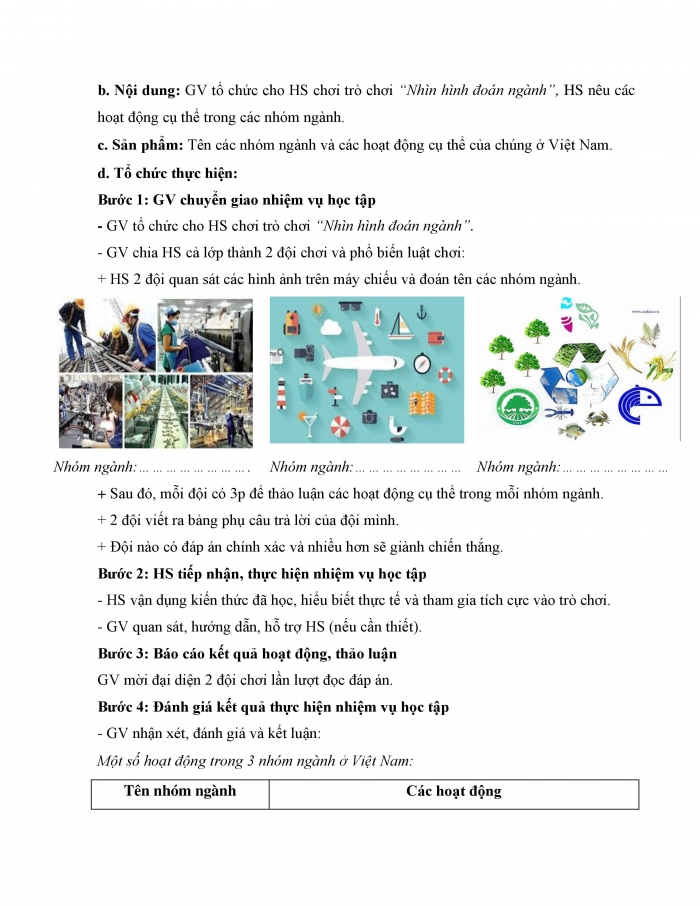 Giáo án và PPT Địa lí 12 kết nối bài 10: Chuyển dịch cơ cấu kinh tế