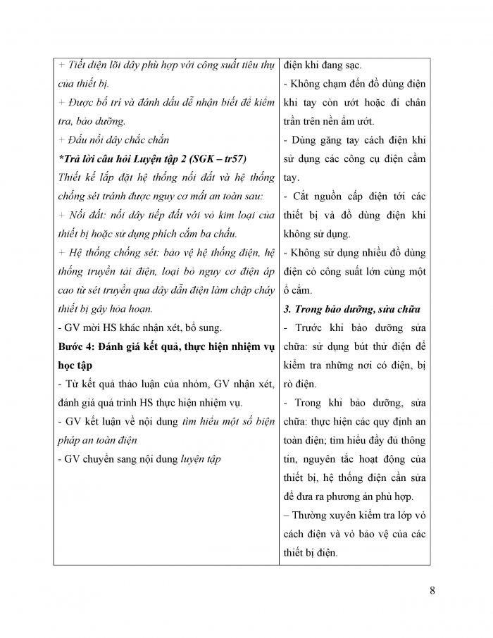 Giáo án và PPT công nghệ 12 điện - điện tử Kết nối bài 11: An toàn điện