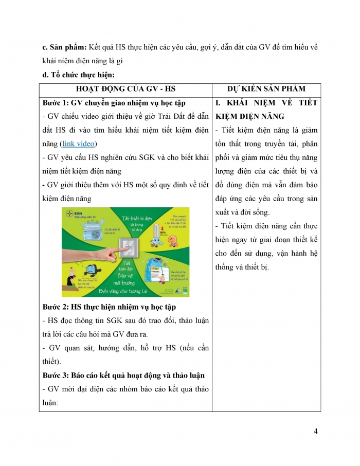 Giáo án và PPT công nghệ 12 điện - điện tử Kết nối bài 12: Tiết kiệm điện năng