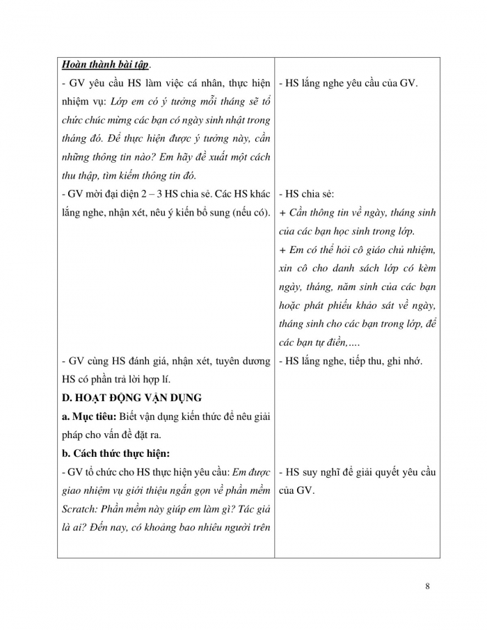 Giáo án và PPT Tin học 5 cánh diều chủ đề C1 bài 1: Thu thập và tìm kiếm thông tin trong giải quyết vấn đề