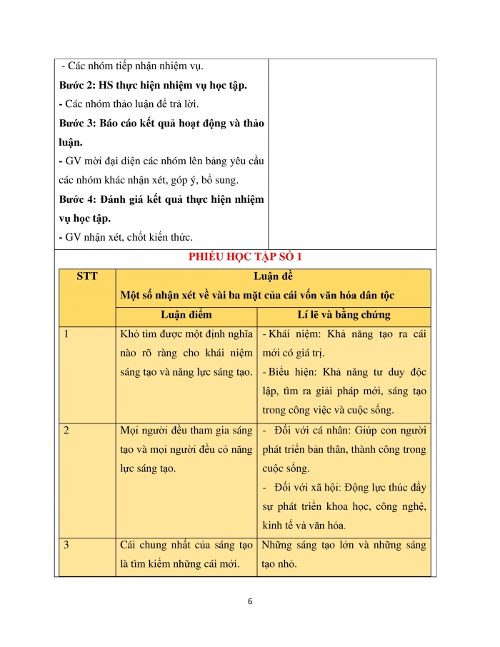 Giáo án và PPT Ngữ văn 12 kết nối bài 3: Năng lực sáng tạo (Trích – Phan Đình Diệu)