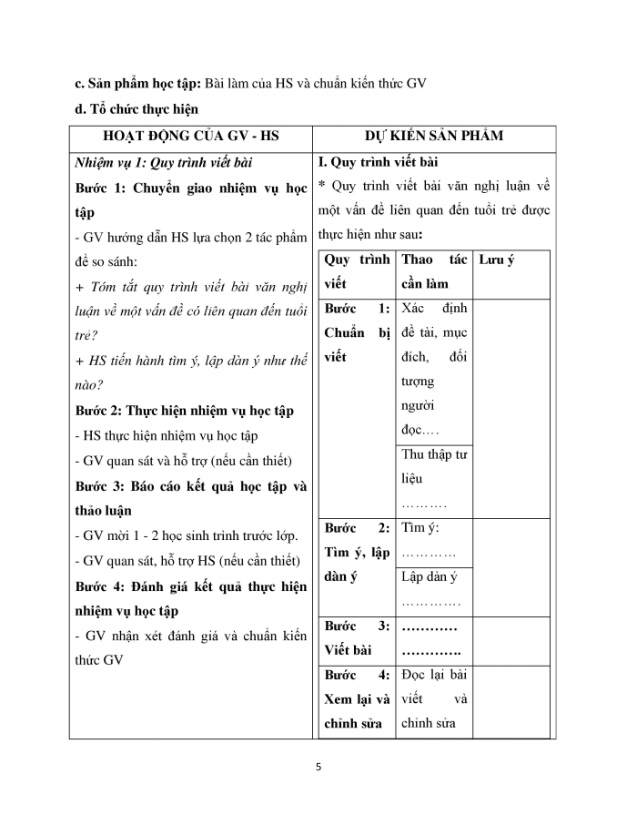 Giáo án và PPT Ngữ văn 12 cánh diều bài 4: Viết bài nghị luận về một vấn đề có liên quan đến tuổi trẻ