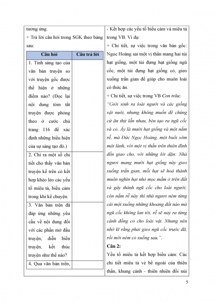 Giáo án và PPT Ngữ văn 9 chân trời bài 4: Viết một truyện kể sáng tạo dựa trên một truyện đã đọc