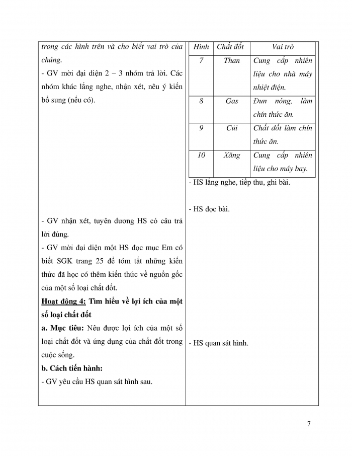 Giáo án và PPT Khoa học 5 cánh diều bài 5: Năng lượng và năng lượng chất đốt