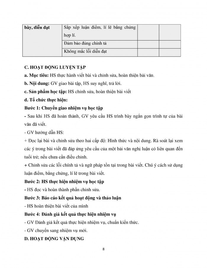 Giáo án và PPT Ngữ văn 12 cánh diều bài 5: Viết bài nghị luận về vai trò của văn học đối với tuổi trẻ